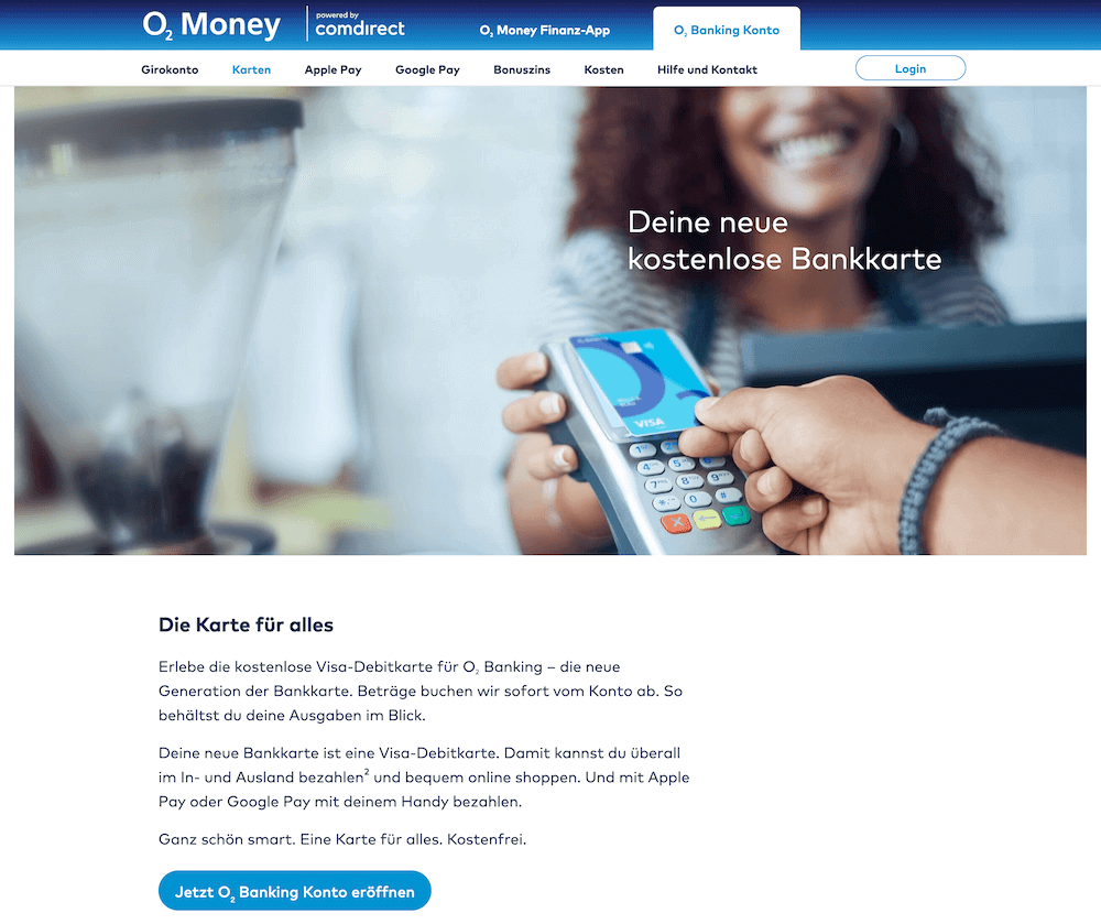 o2 Banking Karte